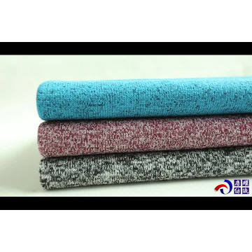 100 Polyester Back Brush Hacci Stoff für Pullover